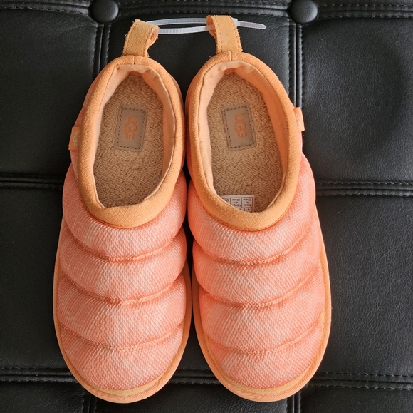 UGG Tasman LTA Kids Girls Boys Insulated Puffy Slippers in Peach Size 4 NEW 36 3 - Picture 2 of 6